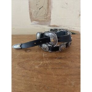 Beautiful Vintage Heavy‎ Vintage Star Western Concho Belt